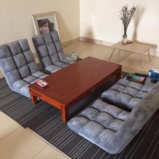 5-Position Adjustable Tatami Floor Sofa with Backrest 39.4"x15.8"x3.2" or 41.4"x19.7"x4"