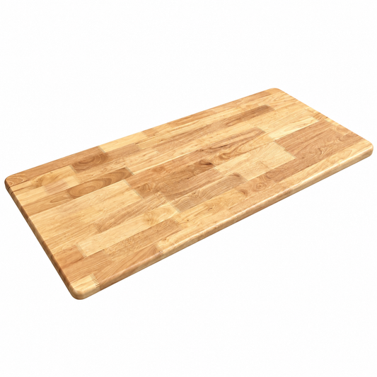 Rubberwood Table Top 0.7" – Smooth Rounded Edge DIY Desk Board