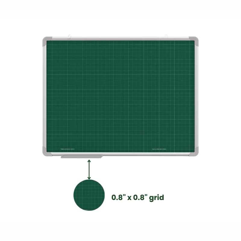 Bundle | Aluminum Frame Magnetic Green Chalkboard & Accessory combo