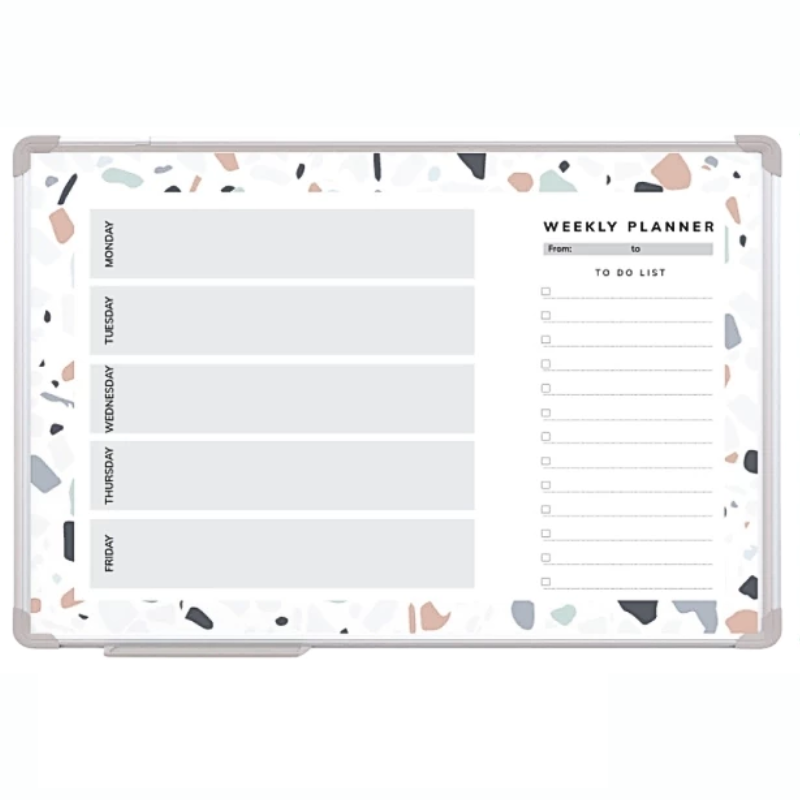 Bundle | Weekly Planner Dry Erase Whiteboard 23.6"x31.5"  & Accessory combo
