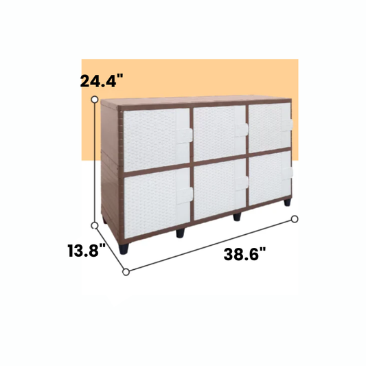 Double / Triple Layer Plastic Multipurpose Cabinet / TV Rack