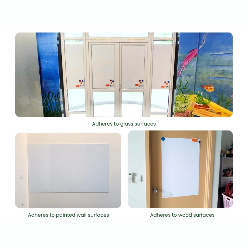 Bundle | Roll-Up Magnetic Whiteboard Wall Decal & Accessory combo