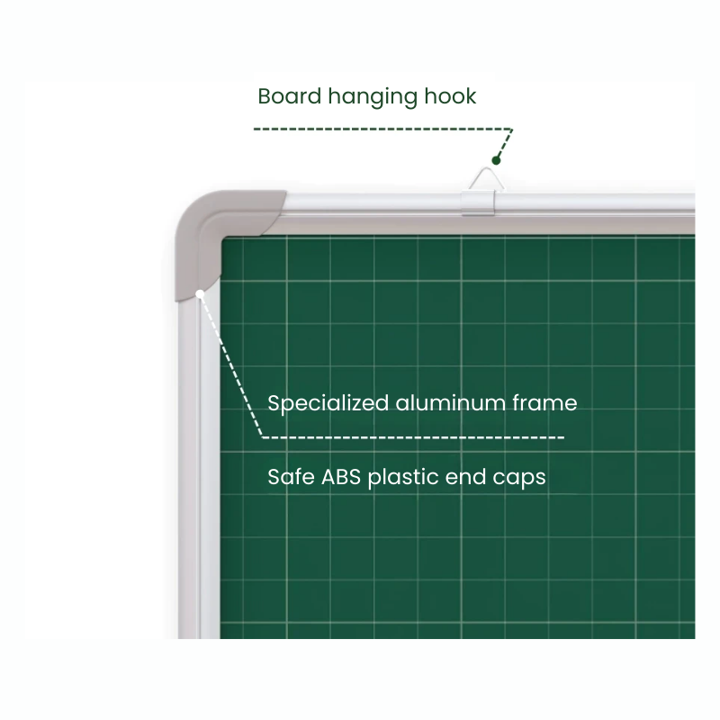 Bundle | Aluminum Frame Magnetic Green Chalkboard & Accessory combo