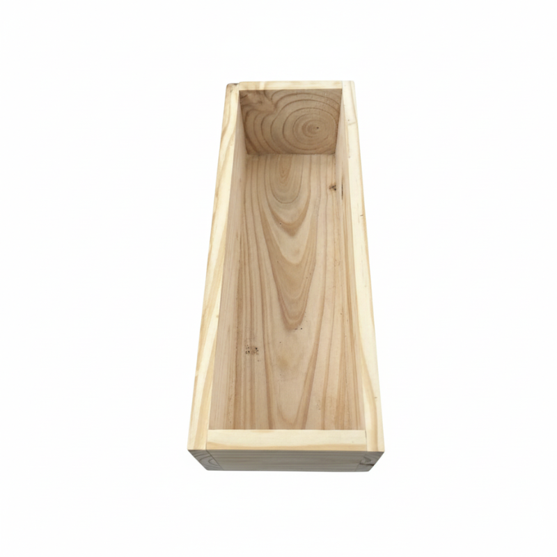 Rectangular Pine Wood Planter Box