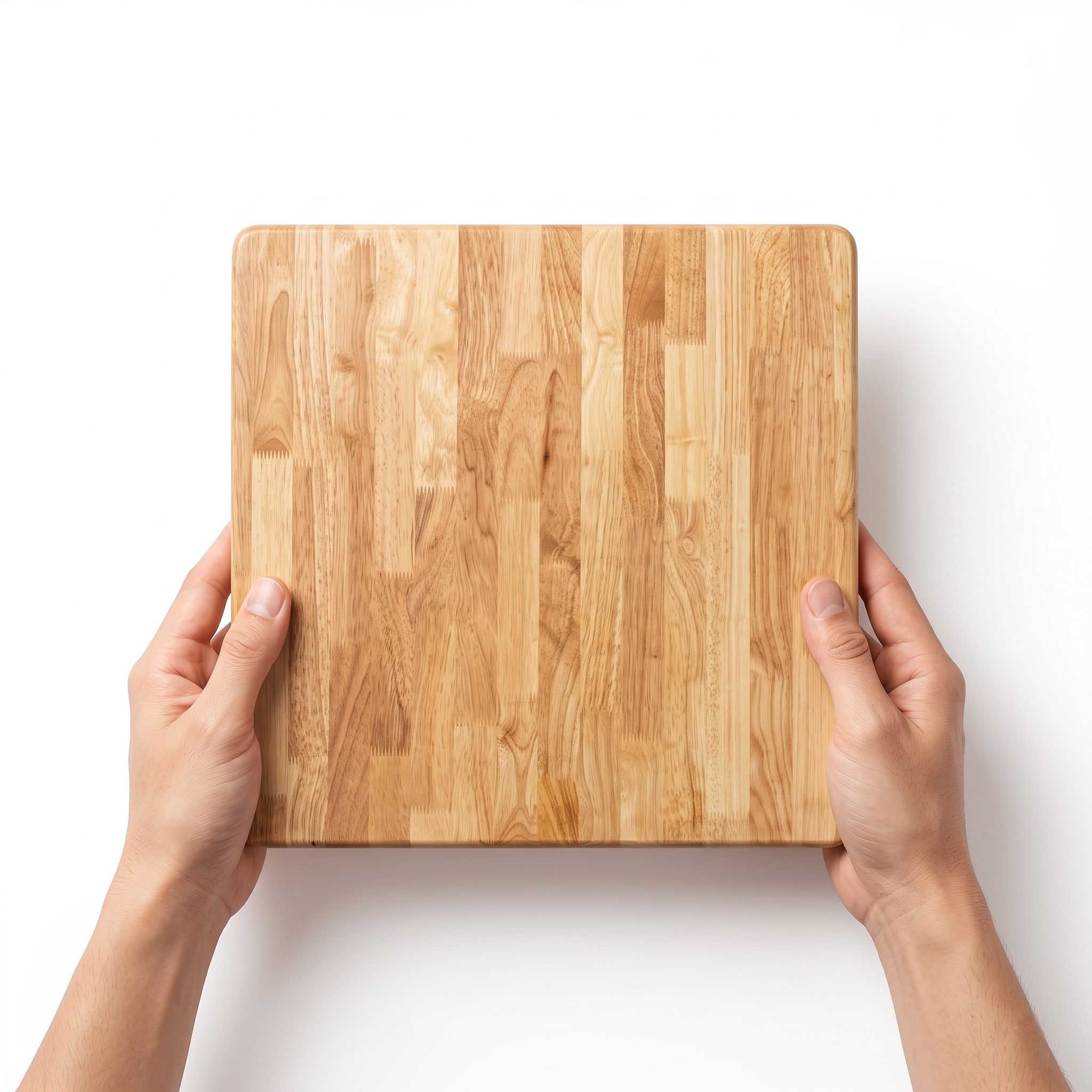 Square Wooden Table Top Rubber Wood for Dining Restaurant Home DIY Coffee Serving Indoor Outdoor Use Ruberwood End Table Nightstand