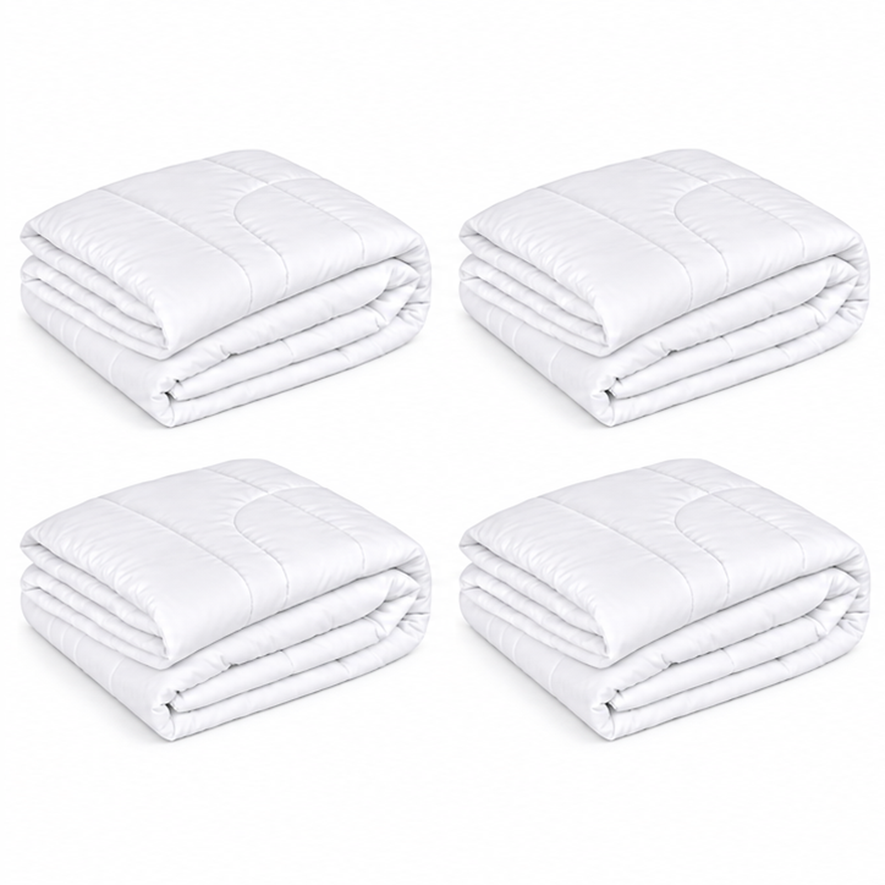 7.2x6.6 ft Quilted Comforter Duvet Insert – All-Season Full Queen Bed Quilt