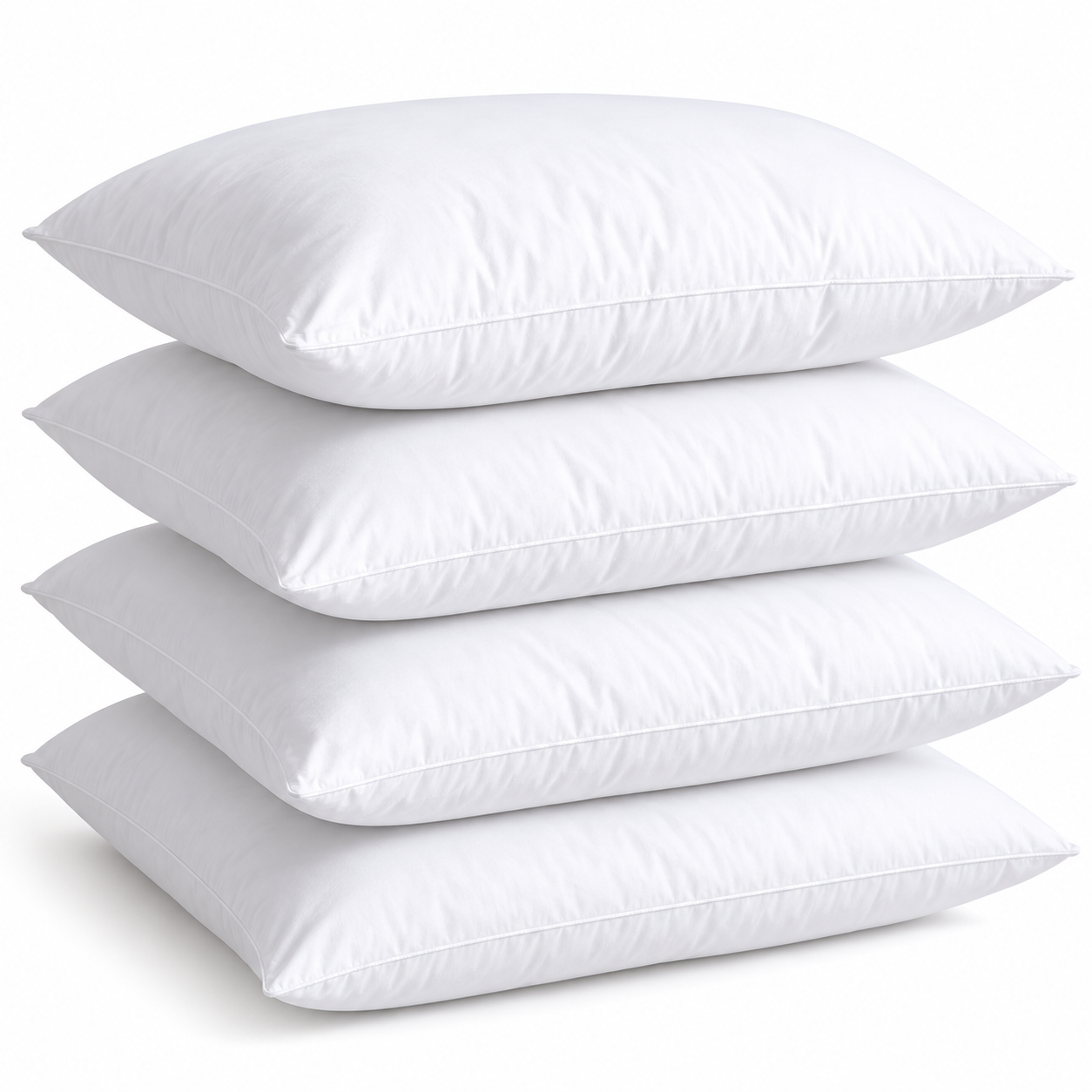 Polyester Fiber Bed Pillow Insert – Fluffy Down Alternative Sleeping Pillow