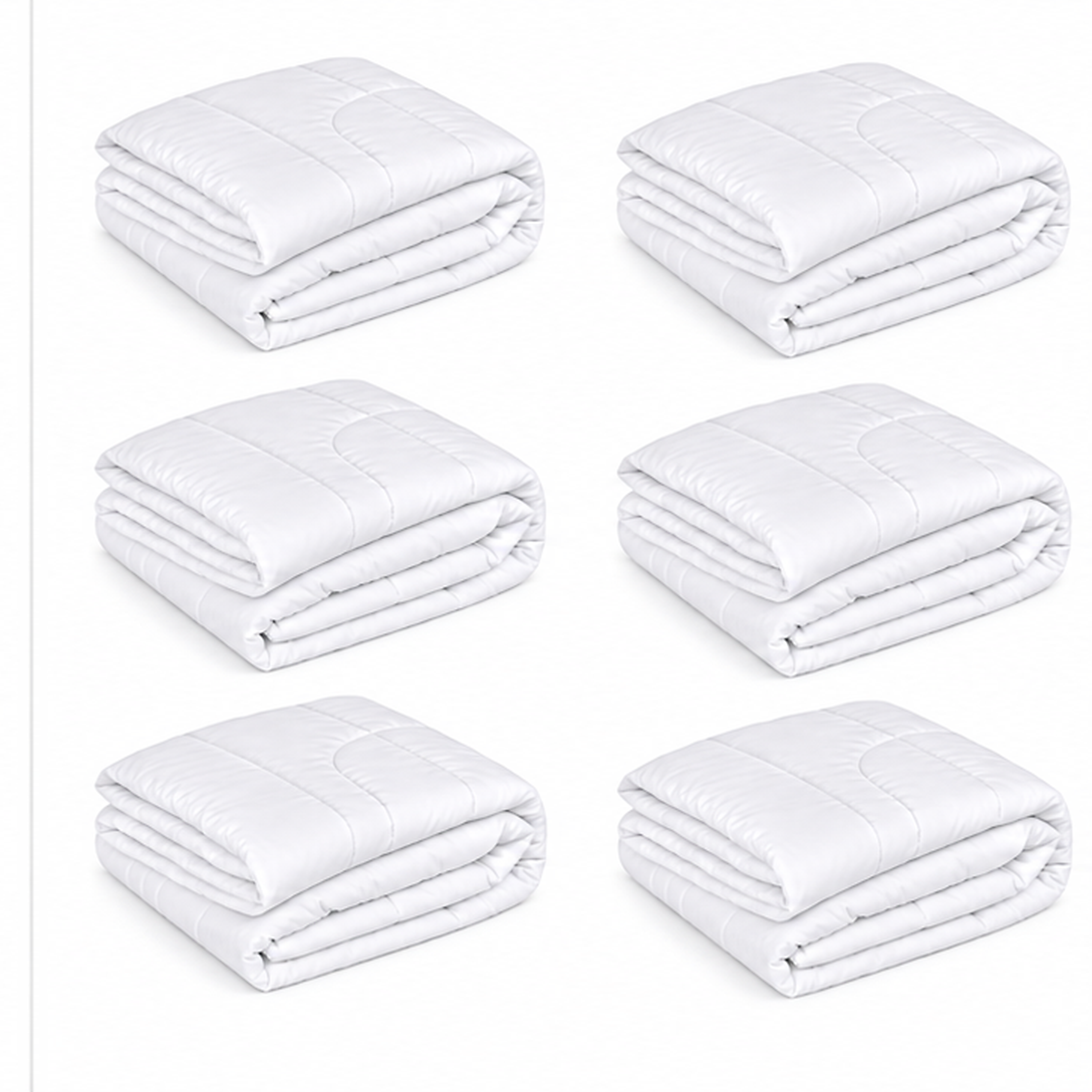 7.2x6.6 ft Quilted Comforter Duvet Insert – All-Season Full Queen Bed Quilt