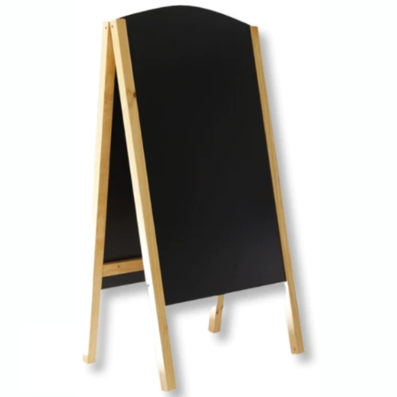 Bundle | Wooden frame Double-Sided A-Frame Menu Board & Accessory combo