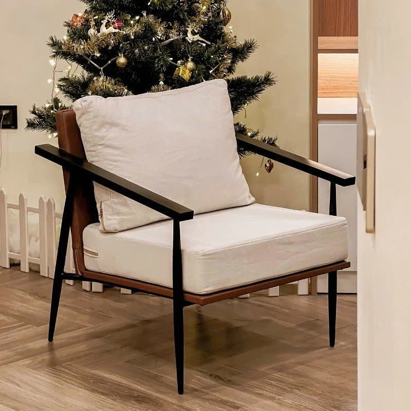 Bulk Deal - 8 x Modern Upholstered Single Sofa with Metal Frame 25.6"x26.8"x29.5"-SH 16.5"