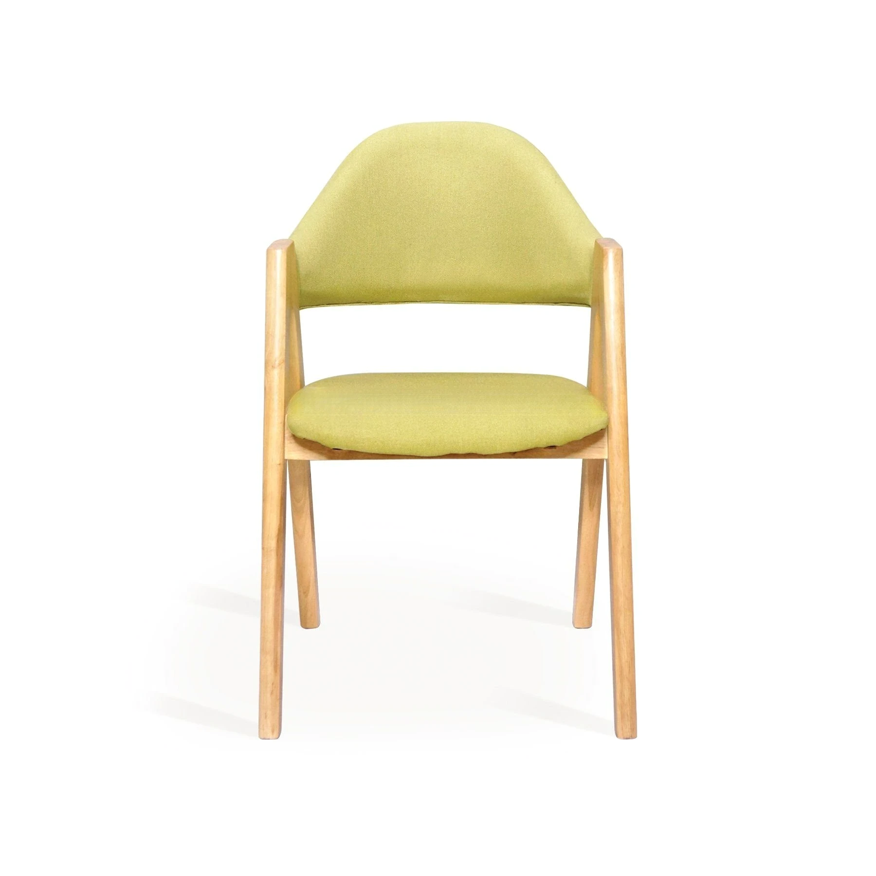 Mango Round Table and 4 A-Frame Chairs Dining Set