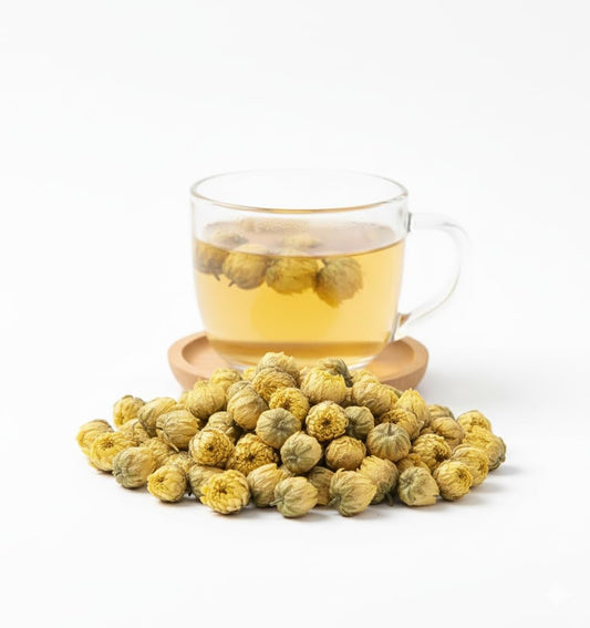 Chrysanthemum Flower Bud Tea - 7oz / 200g - Pure Natural Dried Chrysanthemum Flowers - Herbal Tea Loose Leaf - Caffeine-free - No Preservatives, Whole Buds