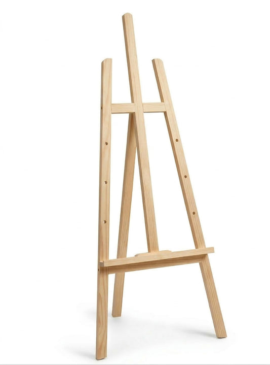 51" Art & Sign Easel Stand for Display - Adjustable Wooden Floor Easels for Painting, Holding Signs or Canvas up to 36" Tall, Ideal for Artist, Events, Displays, Drawing, Parties, Fairs (1)
