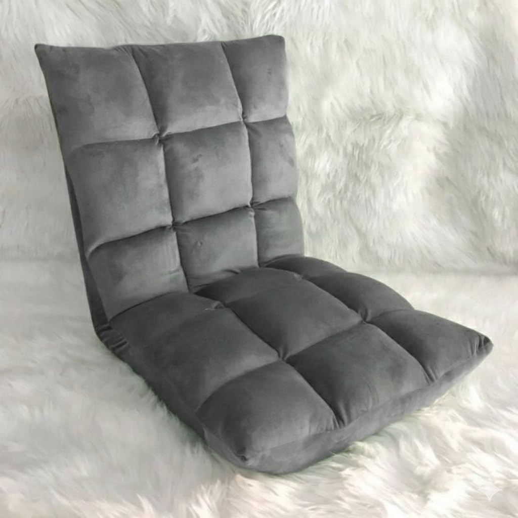 Adjustable Folding Floor Chair with Back Support 2PCS, 5-Position Recliner Sofa Bed, Padded Gaming, Meditation Floor Chair for Adults, Tatami Chair for Living Room, Bedroom, Reading & Lounging