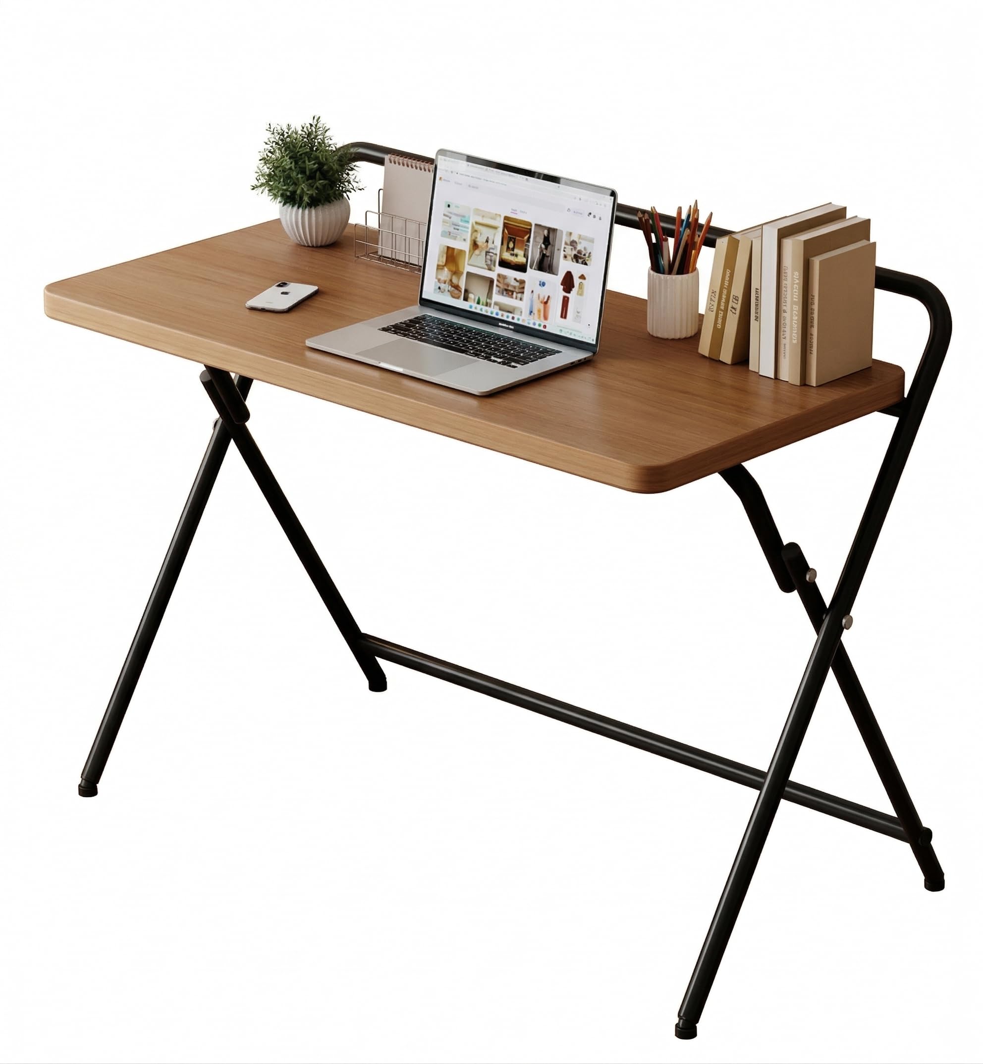 Kikbo Folding Desk Portable - 31.5" x 19.7" Fast Foldable Desk for Small Spaces, Home Office, Events, Study, School, Homework and Gaming