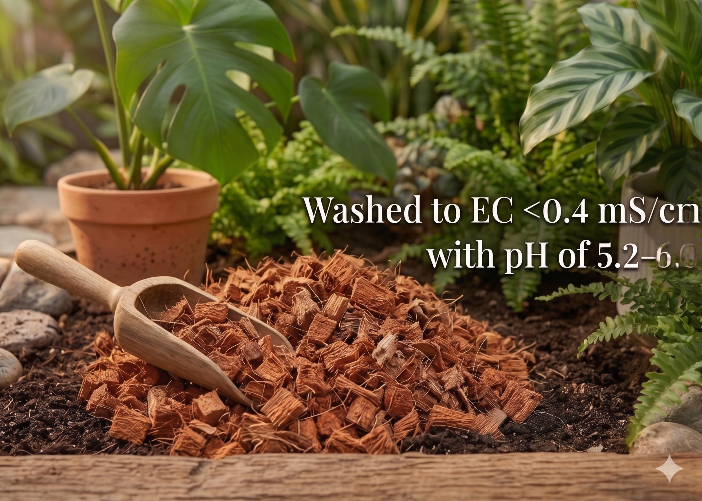 Coco Husk Chips Bags Bulk 50 x 50 Litre / 13 Gallon / 52 Quart – Pre-Washed, Low EC Coconut Substrate for Orchids, Aroids – Mulch, Potting Mix & Reptile Bedding