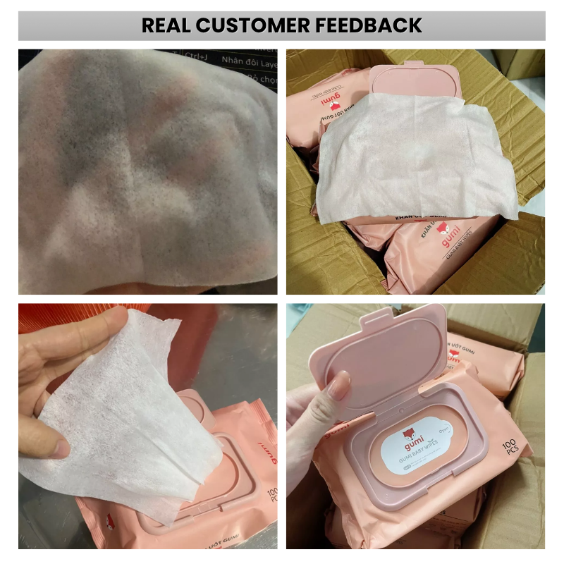 Pure Water Sensitive Wipes – Gentle Cleansing Wipes - Face, Hand