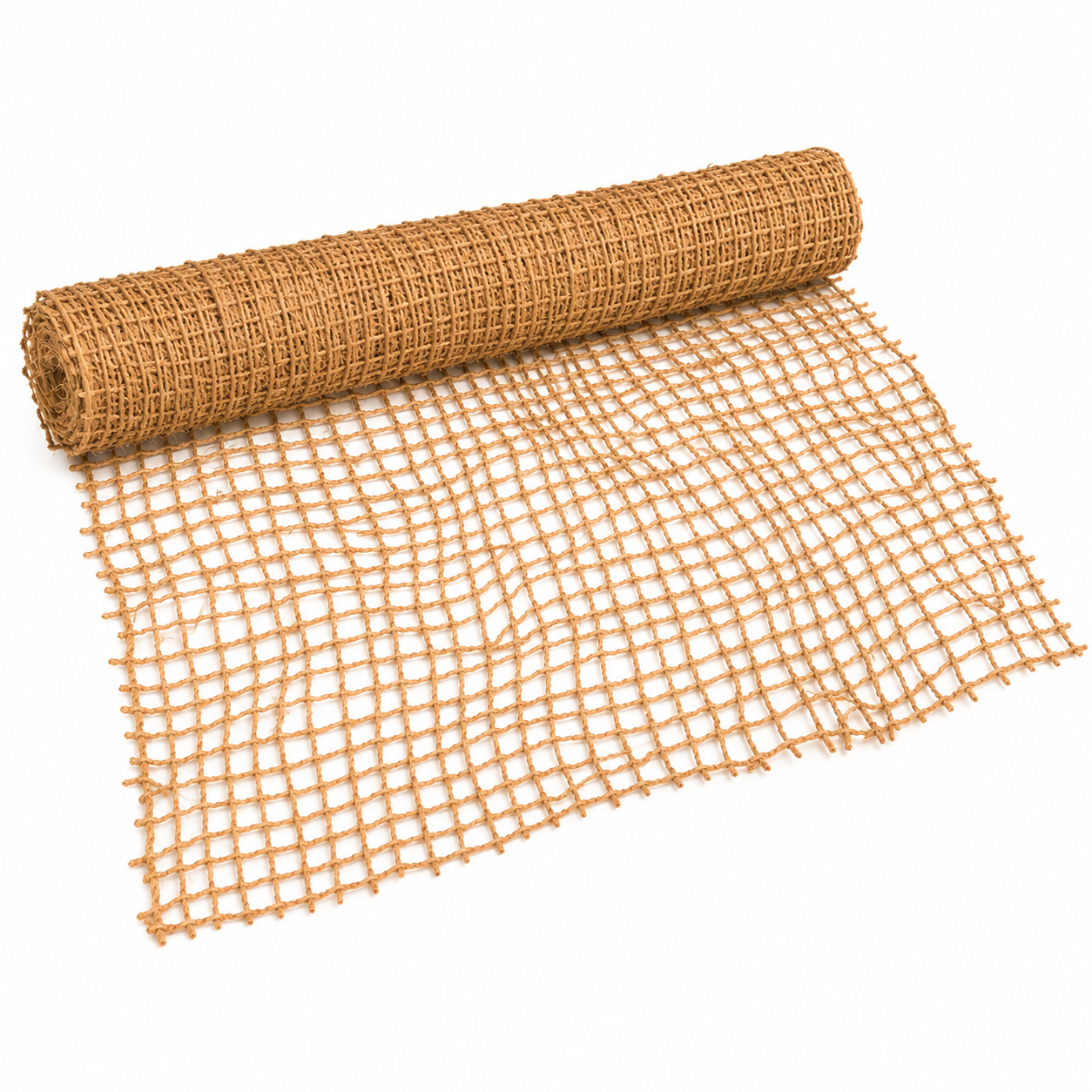 Coir Netting Mat 65ft x 39in Rolls, Stronger Than Jute/Hessian Stop Soil Erosion on Hills, Riverbanks & Garden - Longer Lasting Coconut Fiber 3-5 Years