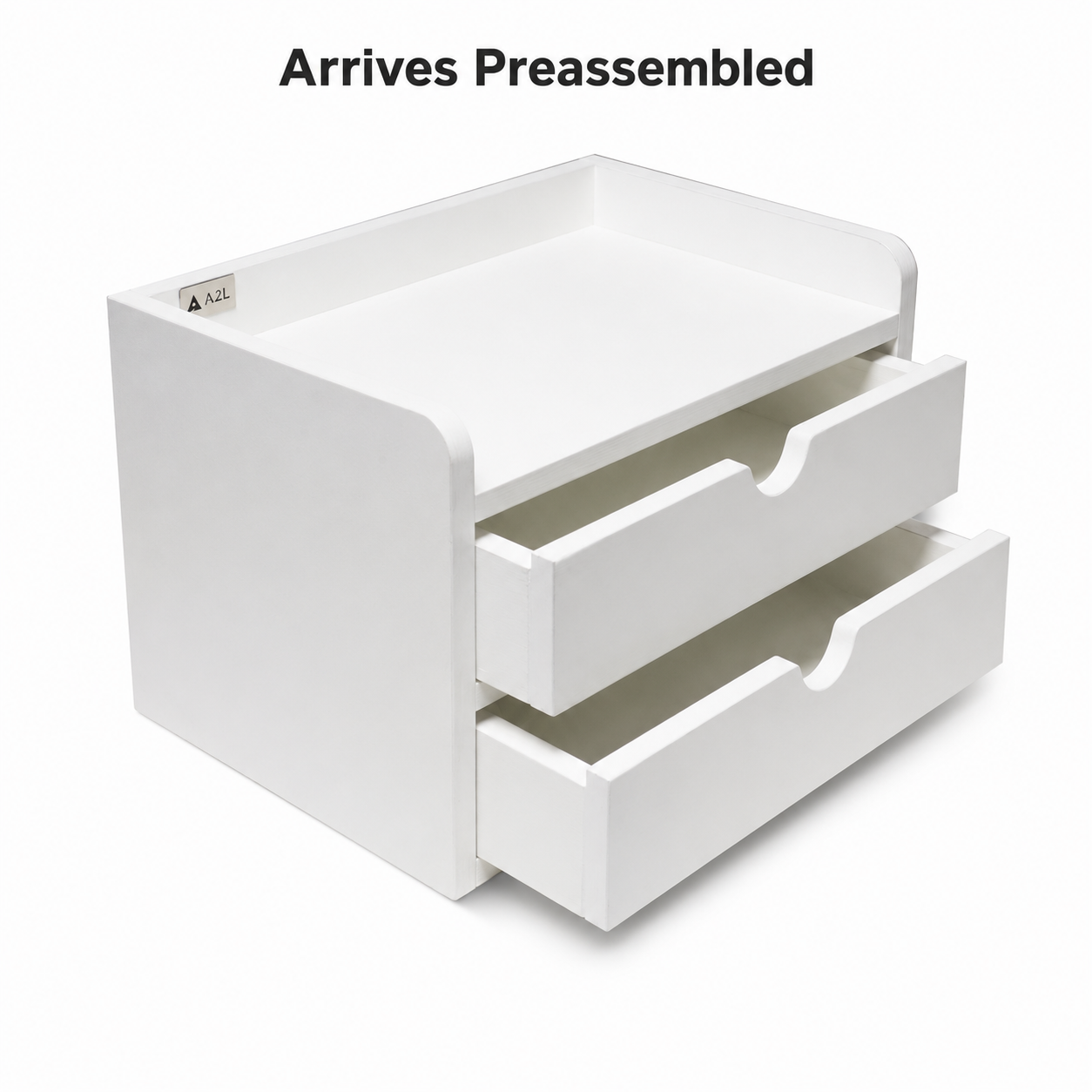 Preassembled Desktop Shelf Organizer, Compact Wooden Desk Bookshelf for Home Office, Study Room & Bedroom, Space Saving Storage for Books, Plants & Desk Accessories 12.6 x 8.7 x 8.3 Kikbo