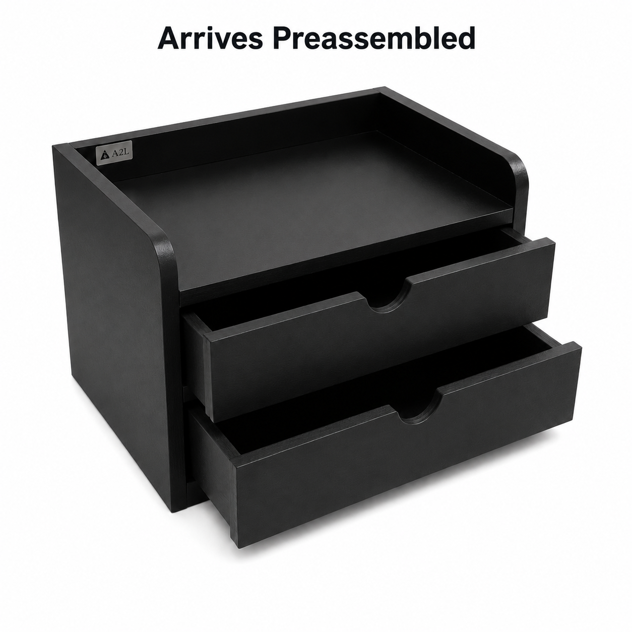 Preassembled Desktop Shelf Organizer, Compact Wooden Desk Bookshelf for Home Office, Study Room & Bedroom, Space Saving Storage for Books, Plants & Desk Accessories 12.6 x 8.7 x 8.3 Kikbo
