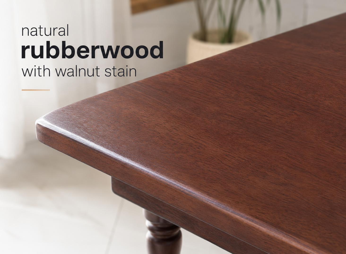 Real Wood Folding Coffee Table – 27.5" x 19.7" x 11.0" (70x50x28cm) Natural Rubberwood Low Table Elegant Legs, Space-Saving Foldable Design for Living Room, Study & Floor Seating (Walnut Brown)