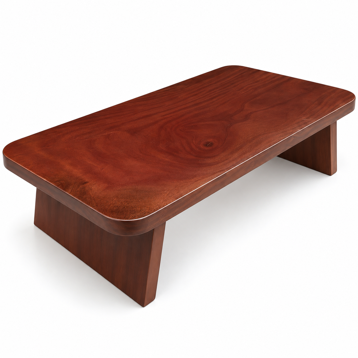 Japanese Zen Solid Wood Low Tea Table – Mini Floor Sitting Reading Desk