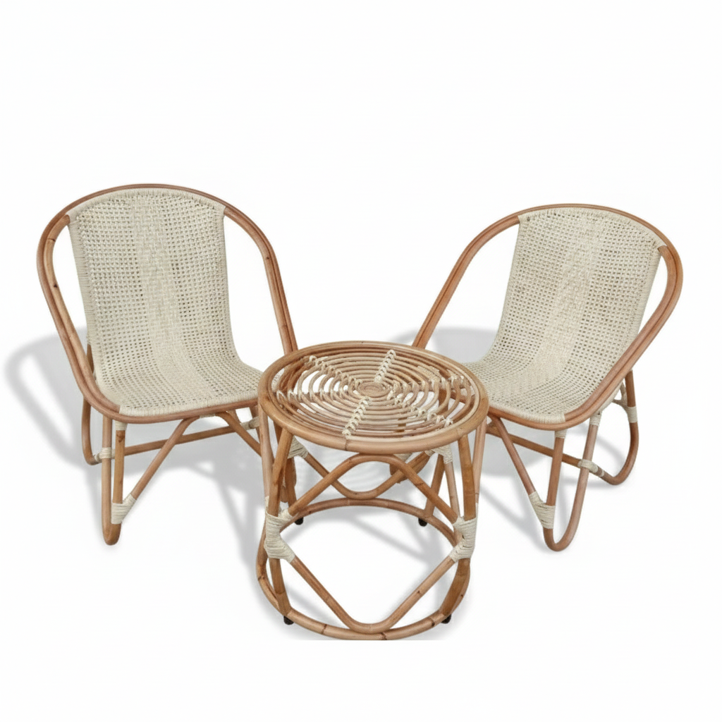 Rattan Lounge Chair 24.4"x24.4"x28.7" SH 14.6"