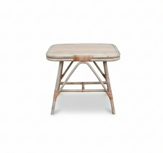 Rectangular Rattan Table 23.6"x19.7"x19.7"