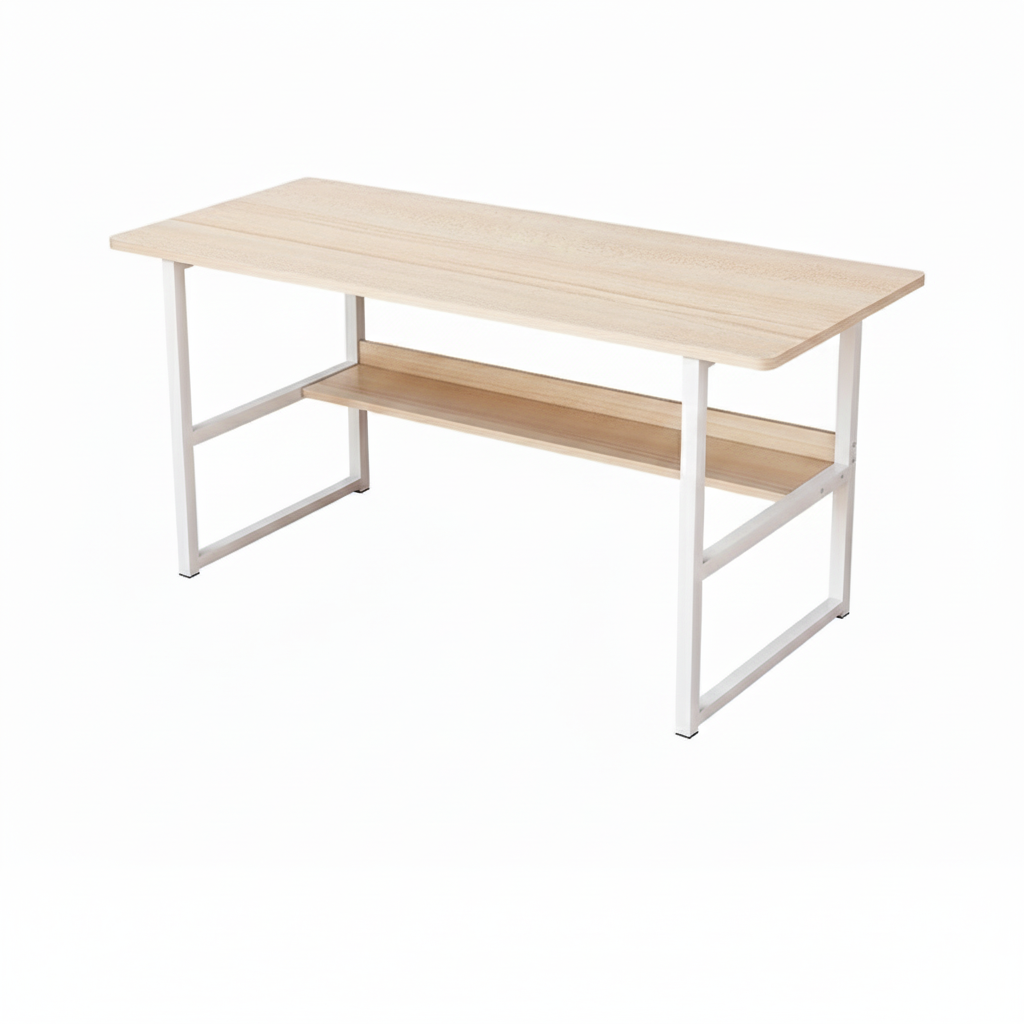 Modern Nordic Office Desk – Simple Writing Desk for Home, Study or Computer, Laptop Table  47.2 x 17.7 x 29.5 in (120 x 45 x 75 cm)