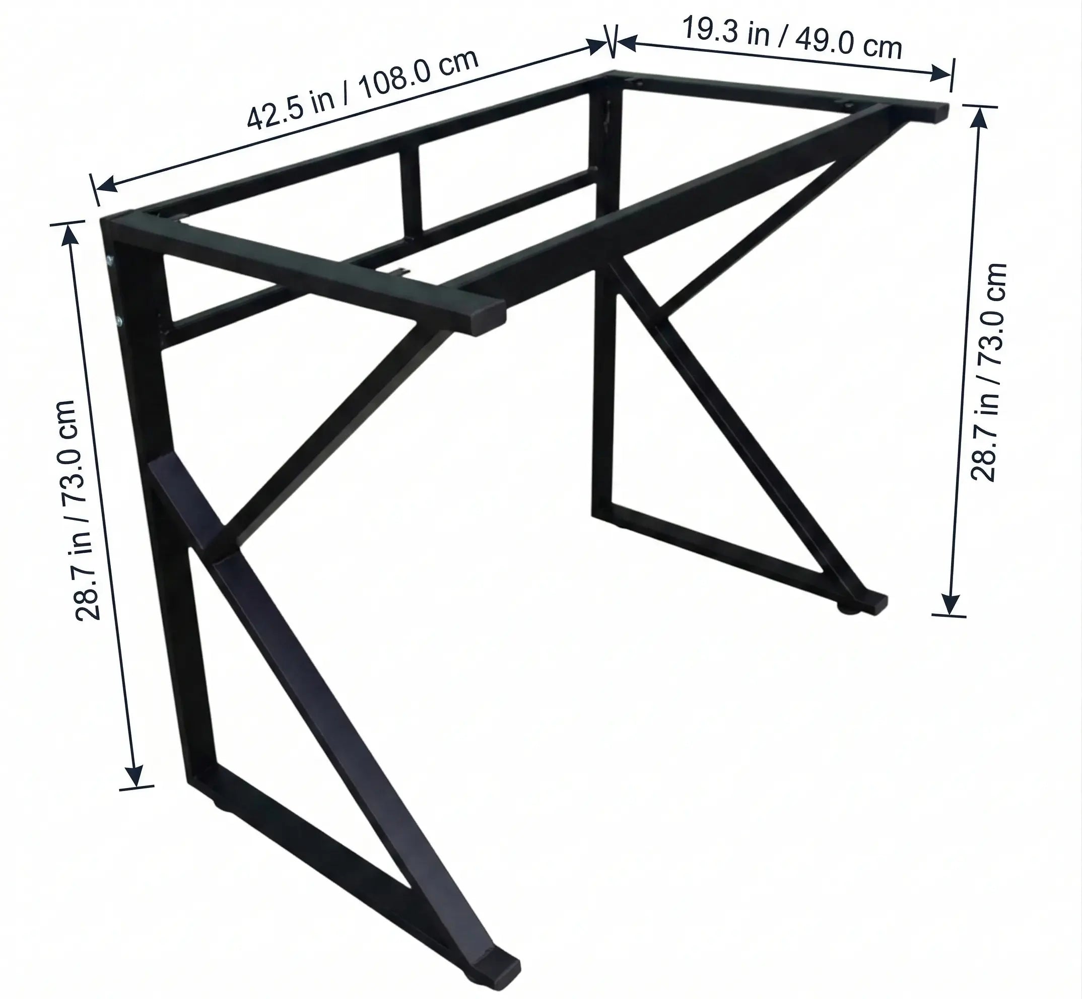 K Leg Full Size Desk Frame - Reuse Your Own Top Kikbo