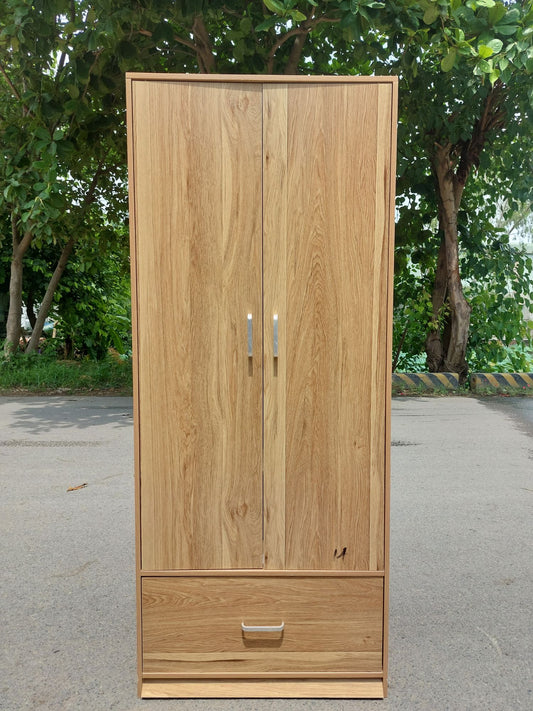 Modern 3-Door MDF Wardrobe Closet – 57'' Wide Hanging Storage Cabinet for Bedroom & Home Organization