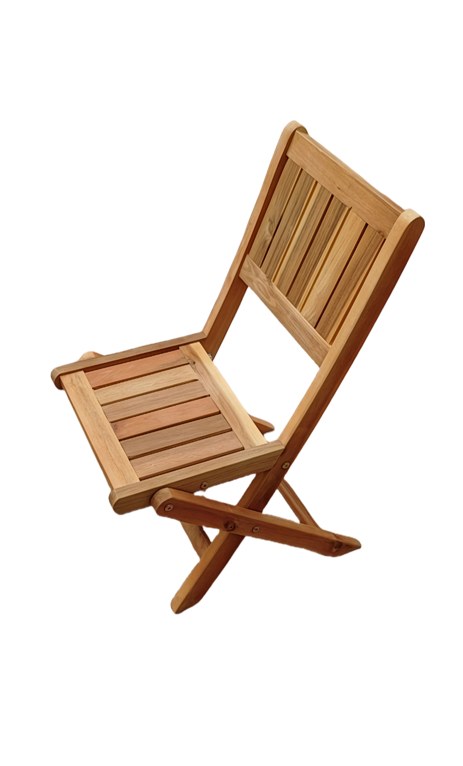 Mini Folding Wooden Chair – Natural Acacia Wood Seat for Kids, Meditation, or Small Spaces