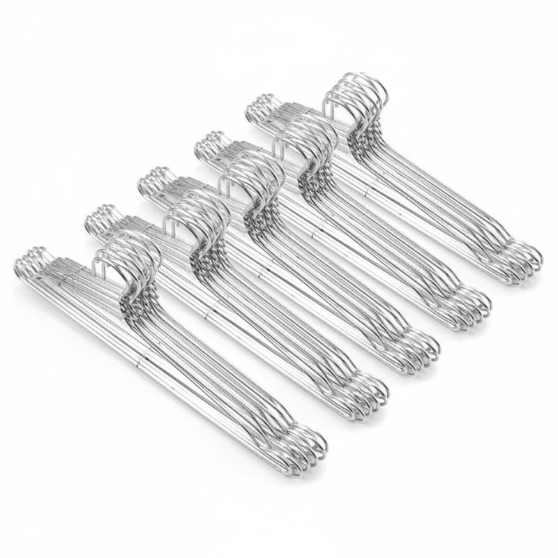Metal Clothes Hangers - Standard & Heavy-Duty Gauge
