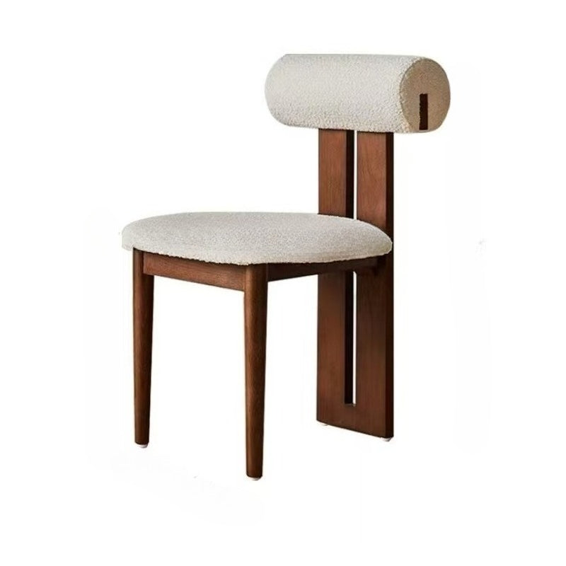 4/6/8 PCS French-Style Solid Wood Dining Chairs with Soft Backrest - Living or Dining Room