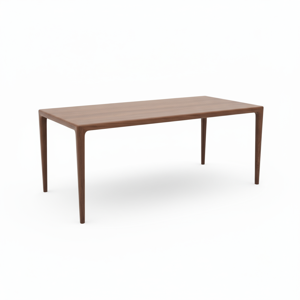 Premium Ash Wood Dining Table with 6 Chairs Large 63" x 31.5" x 29.5" for Home, Restaurants, Cafes or Events