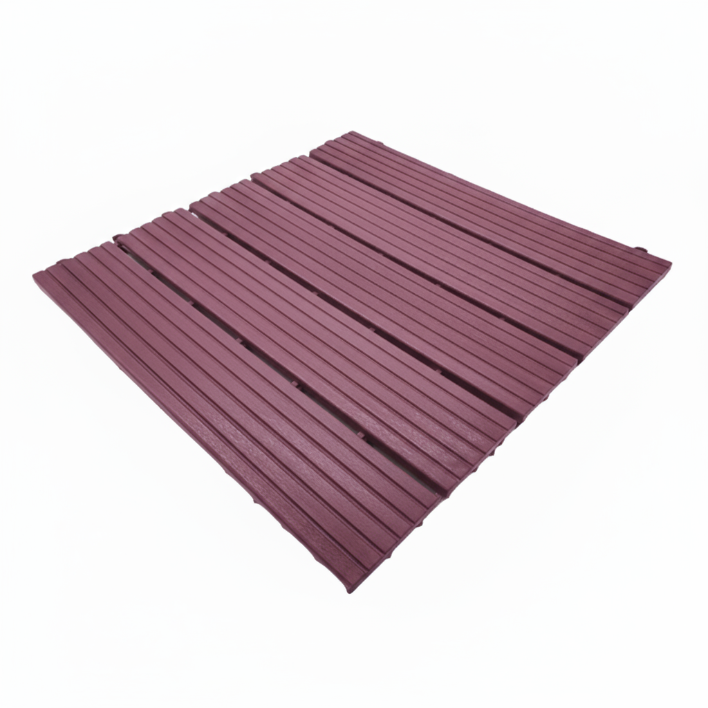 528 Pieces - Easy Plastic Floor Tiles for Indoor or Outdoor Use - Wet Areas, Concrete or Wood Surfaces
