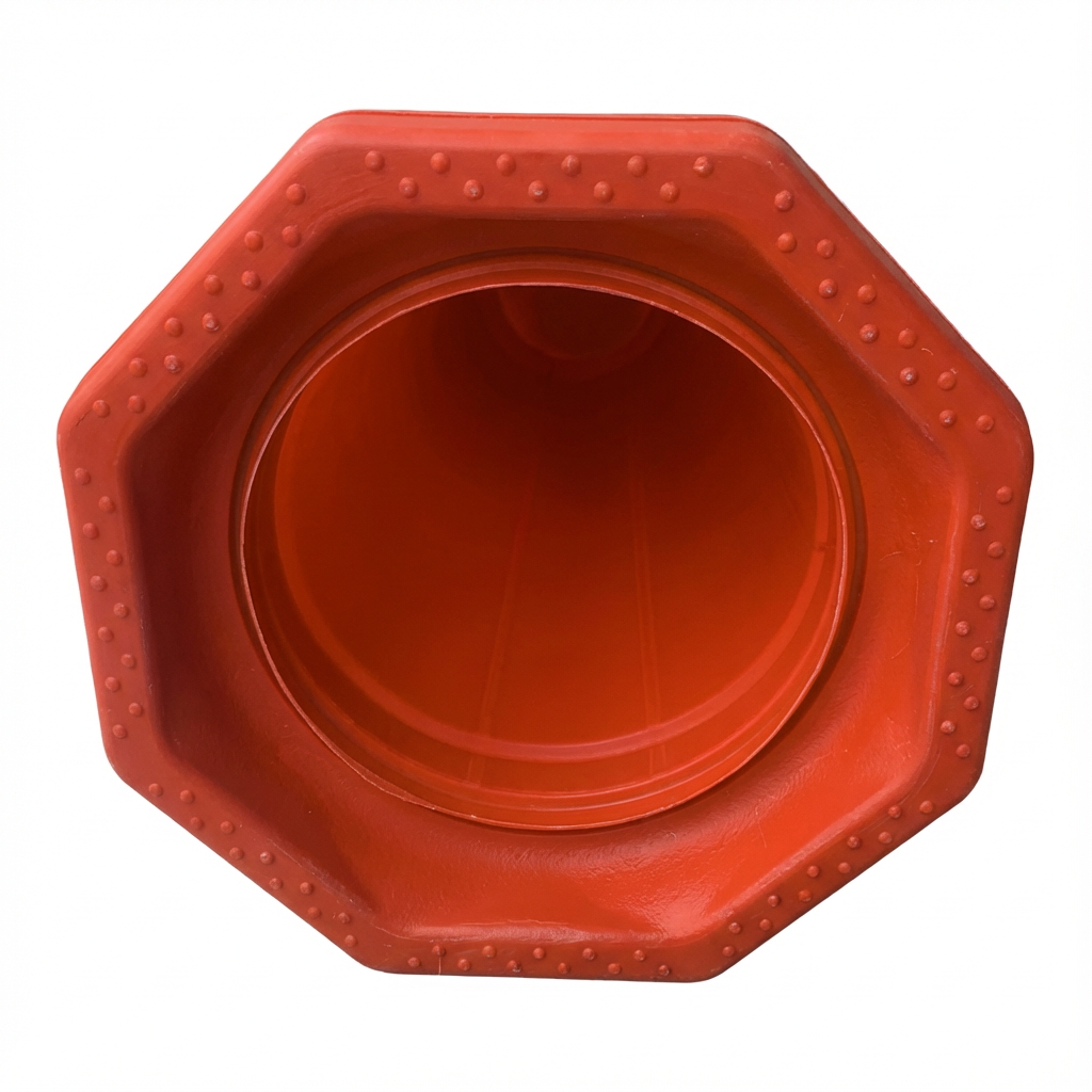 Multiple Sizes - 6 Pack Reflective Traffic Cones Heavy Duty Resin