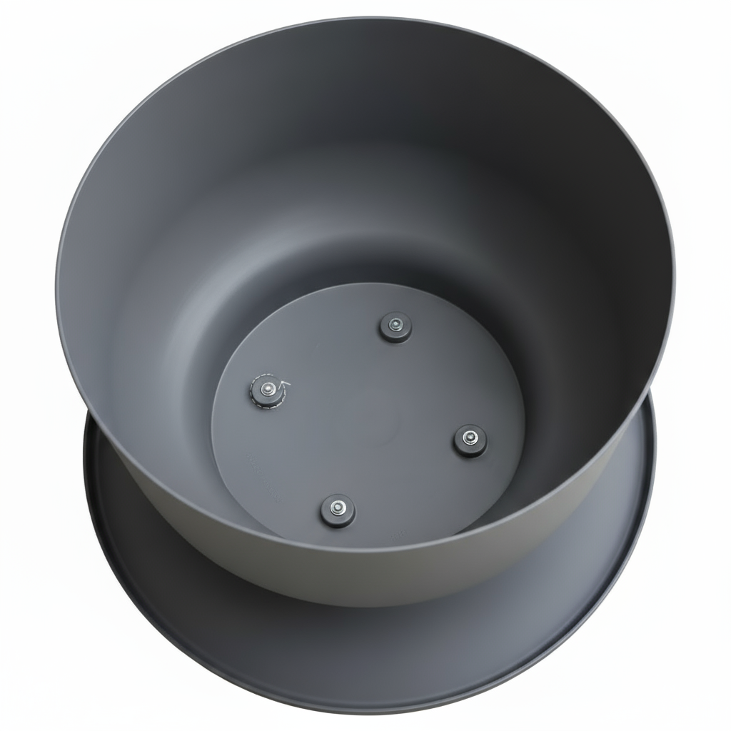 40 or 64 Units - Modern Nordic Side Table – 18x18" Minimalist Design in Molded Plastic