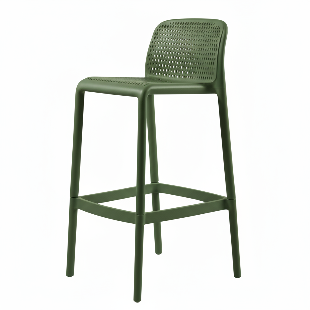 20 or 44pcs Bar Stool Tall Chairs for Indoor and Outdoor Dining and Entertainment - Perforated, Sturdy, Stackable and Light Weight