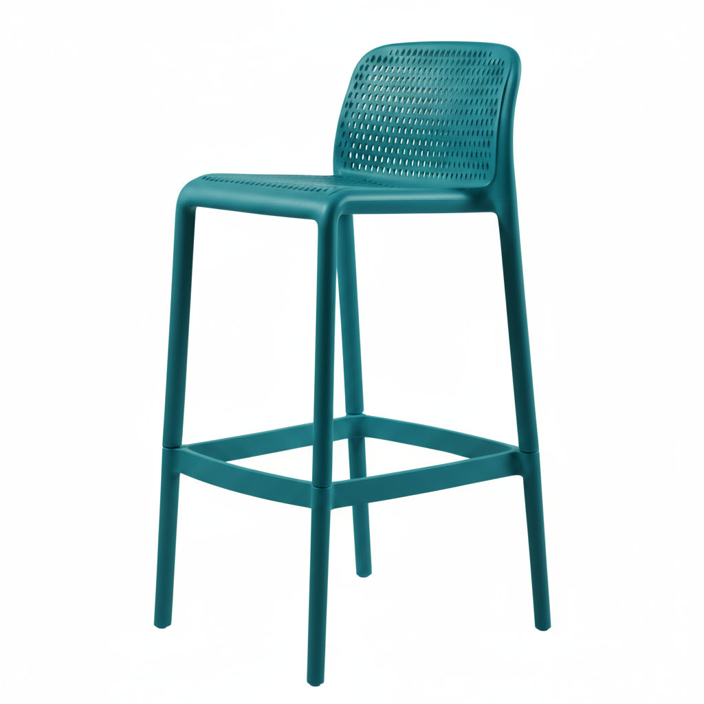 20 or 44pcs Bar Stool Tall Chairs for Indoor and Outdoor Dining and Entertainment - Perforated, Sturdy, Stackable and Light Weight