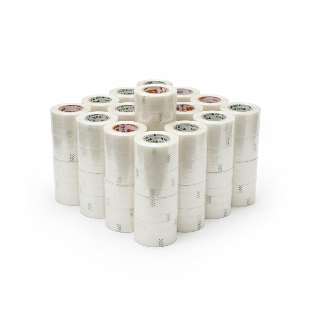 48 Rolls 1" or 2" Wide x 55 Yards Fiberglass Double Reinforced Super Strong Packing Tape