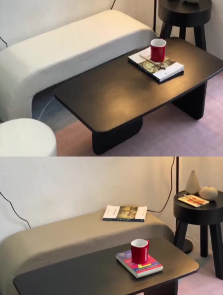 Boucle Modern Hallway Waiting Bench Seat 47" - Chair or Bedroom Bench