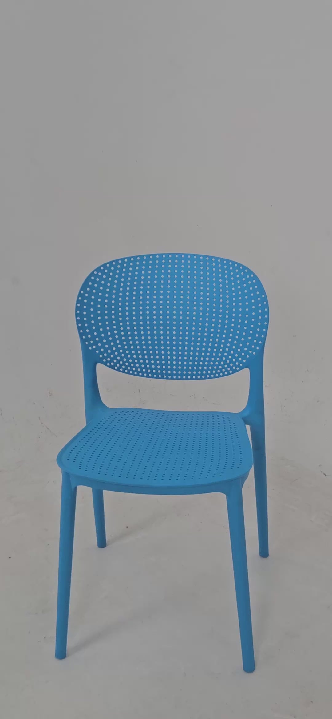 32 Pcs Modern Perforated Stacking Chair in 8 Colors - Strong and Lightweight for Homes, Offices, Schools and Events