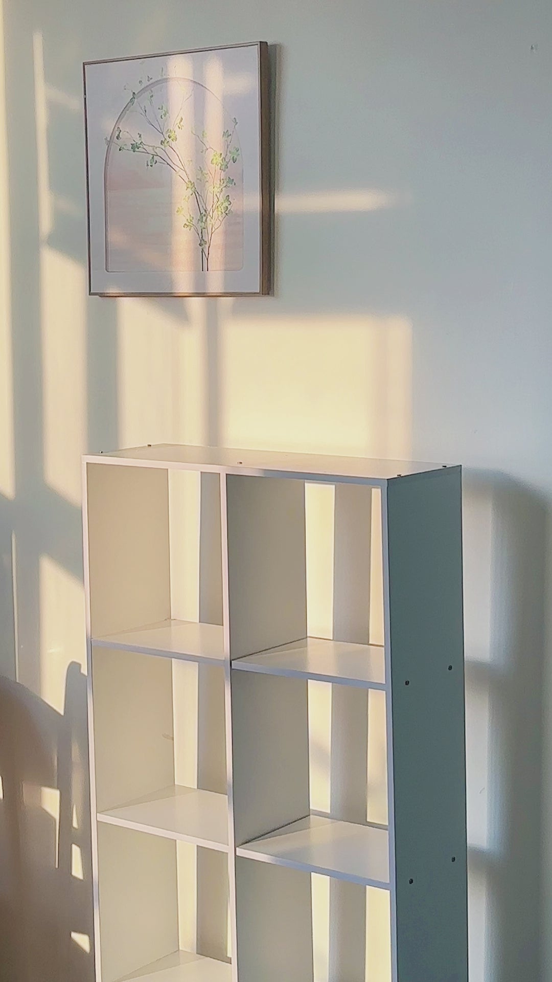 8 Cube Wooden Storage Boxes or Bookshelf – Large Floor Storage Organizer, Modern Cube Display Shelf for Books, Décor, and Office or Bedroom Use