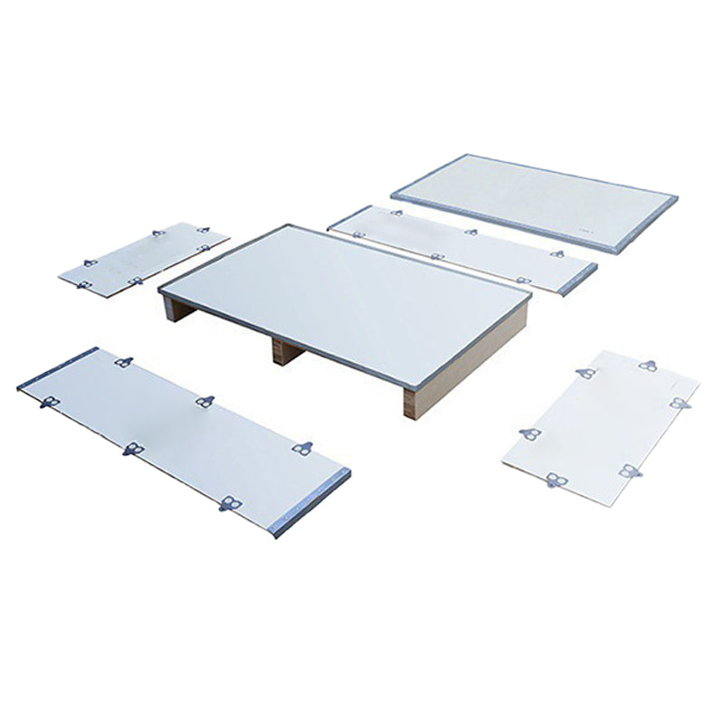 Plywood Shipping Crate - 48" x 40" x 42" Strong Quick Assembly Collapsible & Reusable with Reinforced Joints