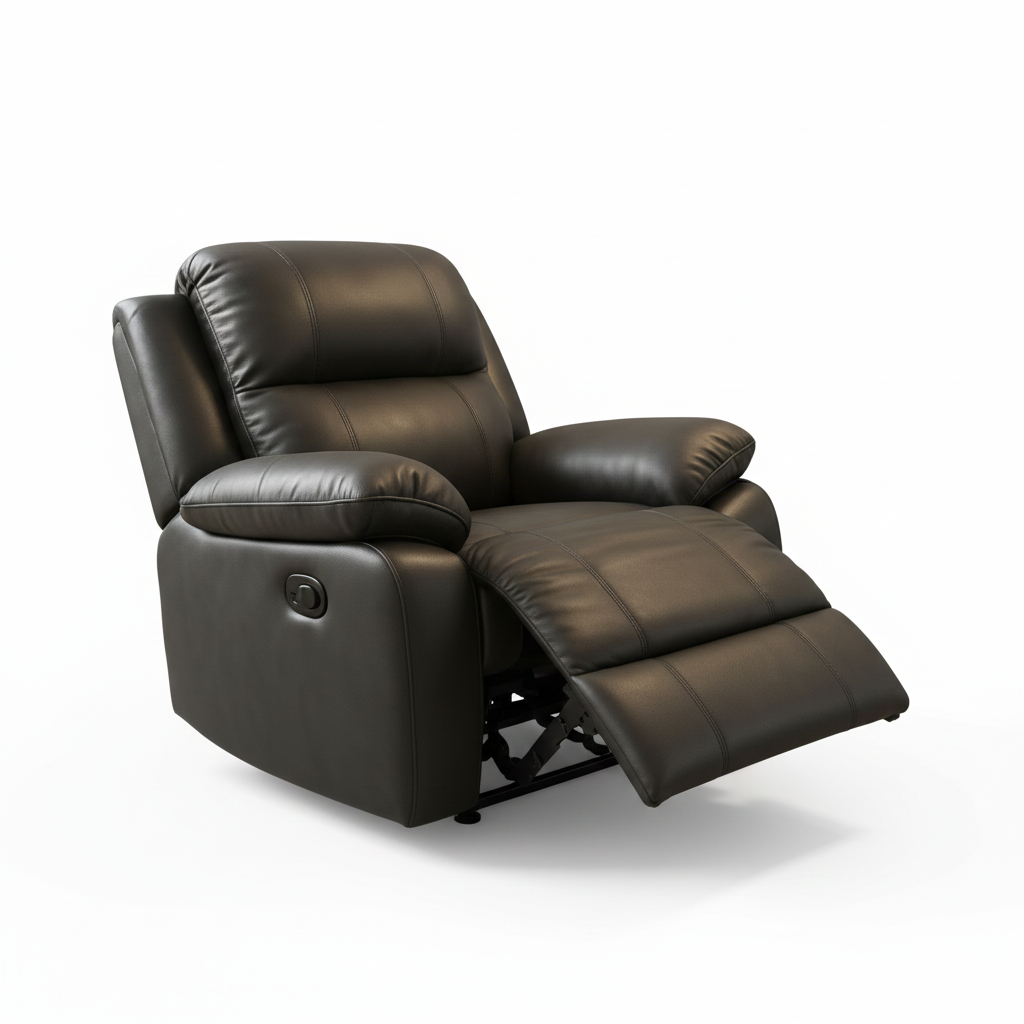 1 or 2 units Simili Leather Plush Recliner Rocking Chair in Multiple Colors 37" x 37.4" x 38.6" - Made For You