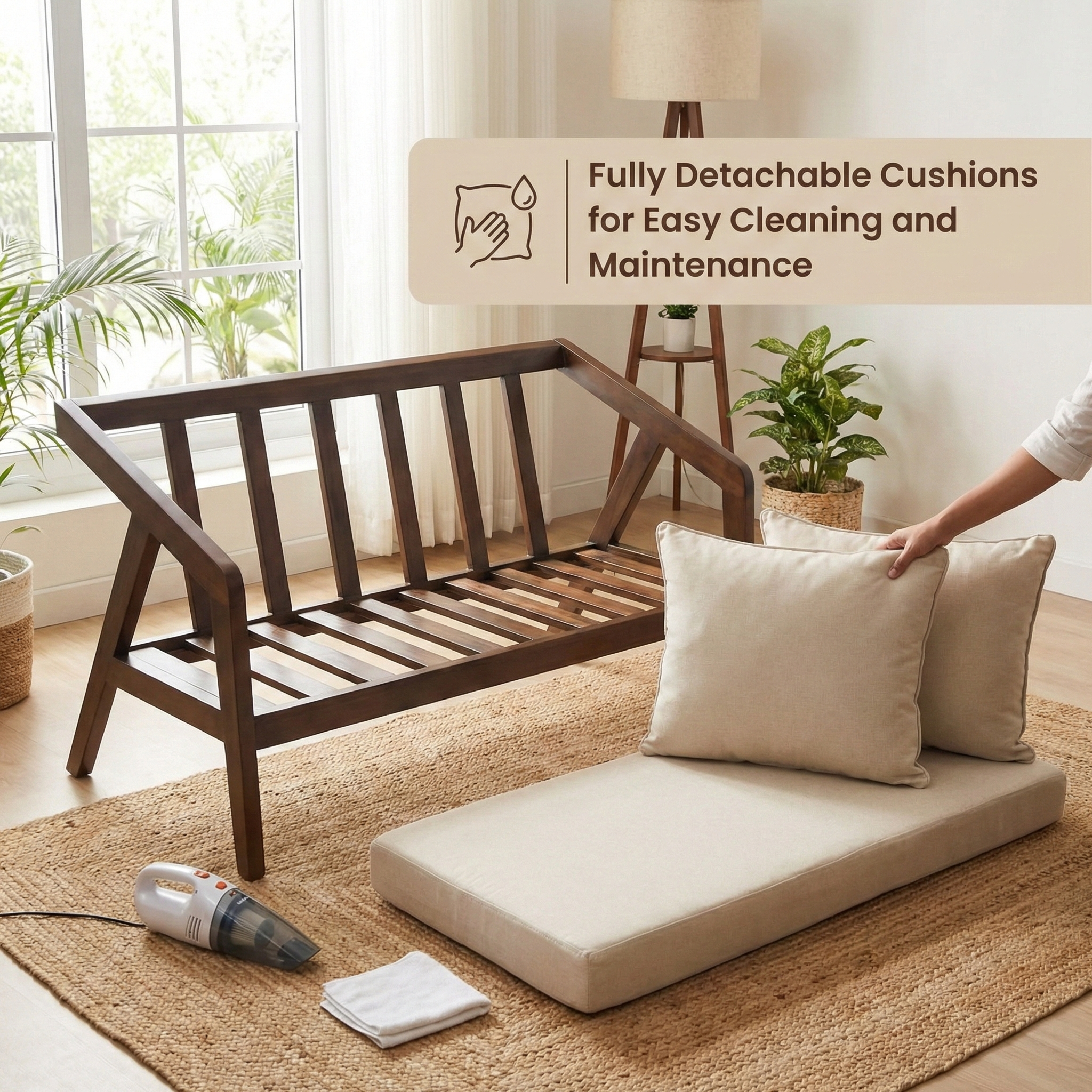 Katana Decor Sofa Bench 43.3"x19.7"x27.6"