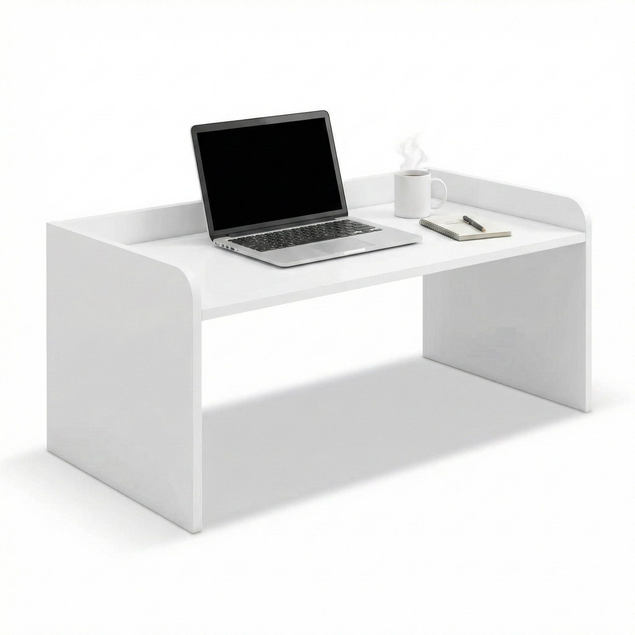 Minimalist Floor Vanity Table – Low Wooden Desk without Drawers, Space-Saving Makeup & Study Table for Bedroom