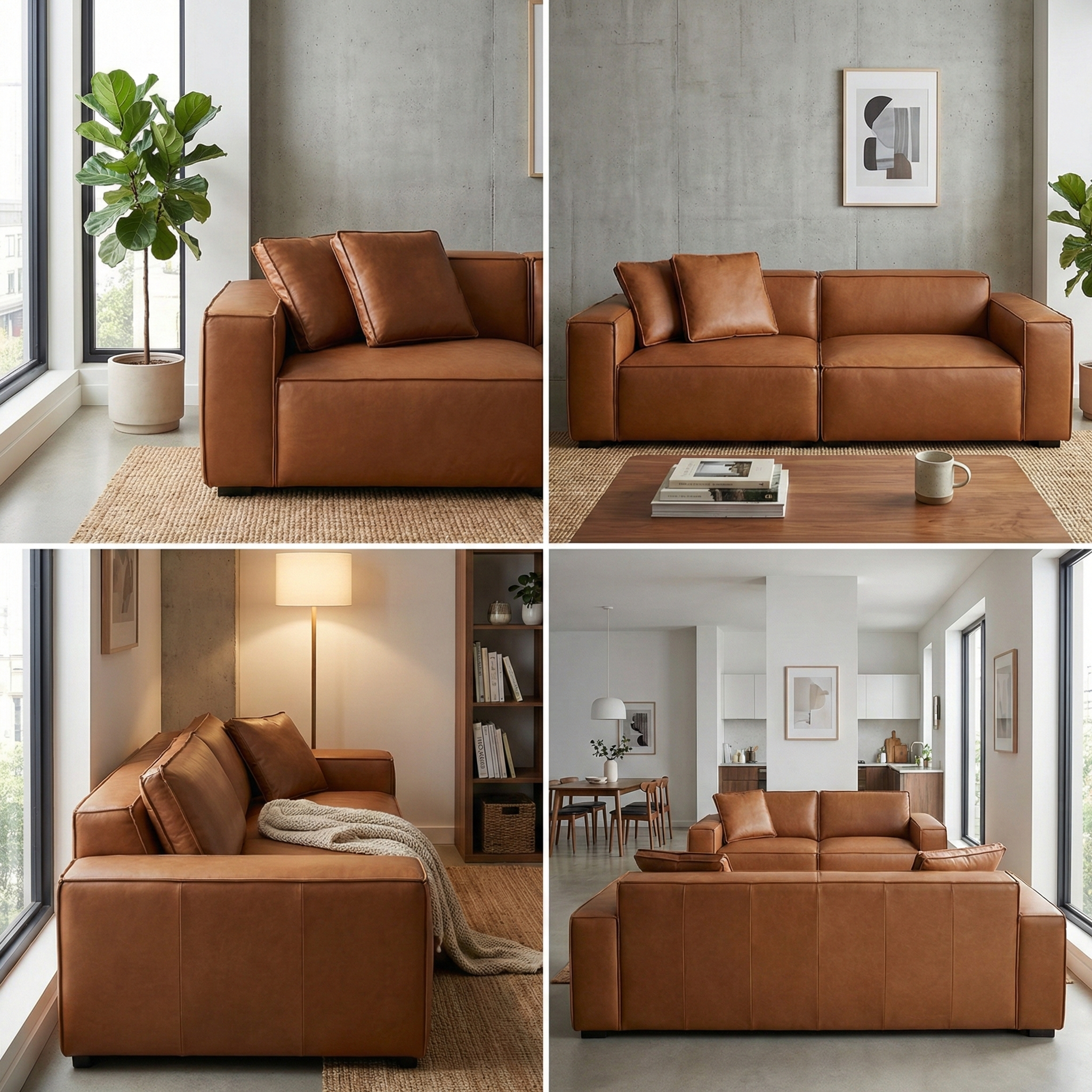 Vardy - Luxurious PU Leather Sofa 78.7"x35.4"x33.5"