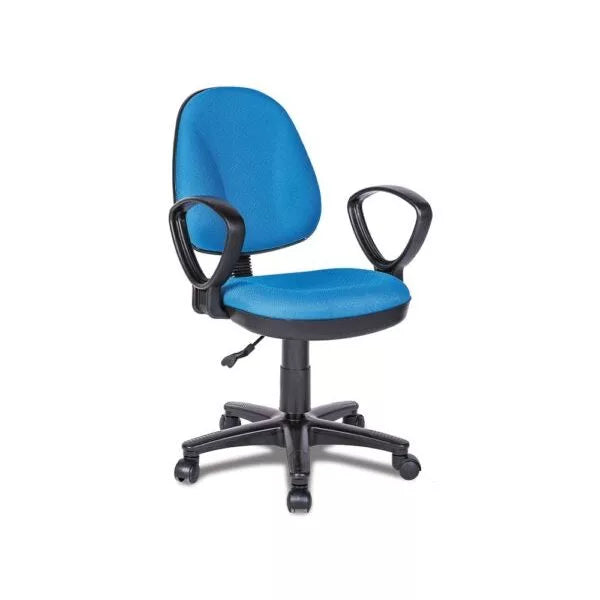 Office Swivel Chair with ArOffice Swivel Chair with Armrests, Adjustable Height, 360° Rolling Wheels – Ergonomic Desk Chair for Home or Officemrests, PVC Leather Upholstery, Adjustable Height, 360° Rolling Wheels – Ergonomic Desk Chair for Home or Office